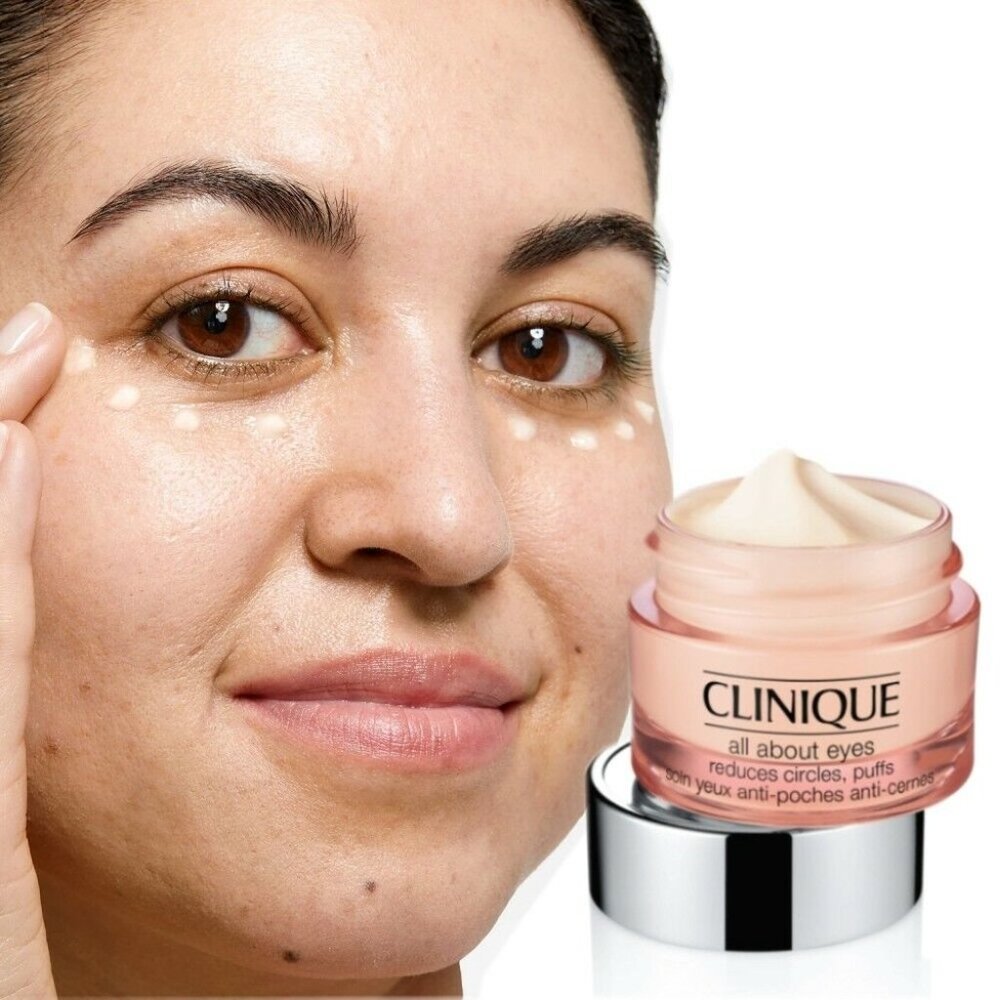 CLINIQUE All About Eyes Reduce Circles and Puffiness 0.5oz each Bundle of 2 - Picture 2 of 4